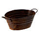 Rusty tub for Nativity Scene with characters of 8-10 cm s3