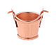 Copper bucket for Nativity Scene with 8 cm characters s1