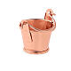 Copper bucket for Nativity Scene with 8 cm characters s3