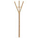 Wooden pitchfork for Nativity scene 22-24 cm s3