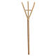 Wooden pitchfork for Nativity scene 22-24 cm s4