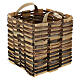 High wicker basket 5x5x5 12-14 cm s2