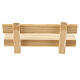 Panchina legno 5x10x5 cm presepe 10-12 cm s4