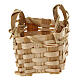 Wicker basket with handles 4x3.5x3 cm Nativity scene 10 cm s1