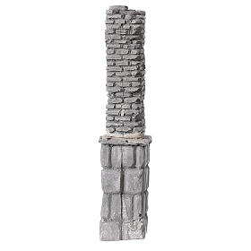 Plaster column for Nativity scene 20x5x5 cm