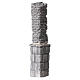 Plaster column for Nativity scene 20x5x5 cm s2