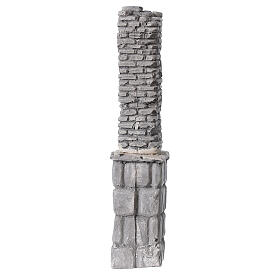 Columna de yeso belén 18x5x5 cm para estatuas 8-14 cm