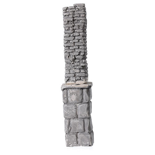 Columna de yeso belén 18x5x5 cm para estatuas 8-14 cm 3