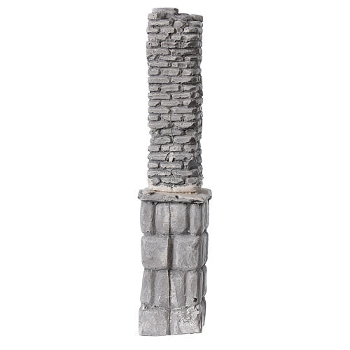 Plaster column 18x5x5 cm for Nativity Scene with 8-14 cm figurines 1