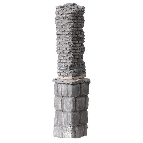 Plaster column 18x5x5 cm for Nativity Scene with 8-14 cm figurines 2