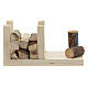 Tas de bois 6x12x6 cm pour santons 12-14 cm s1