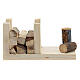Woodshed 6x12x6 cm for Nativity Scene with 12-14 cm figurines s1