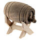 Wood cask with stand for Nativity Scene with 6-10 cm figurines s2