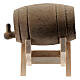 Wood cask with stand for Nativity Scene with 6-10 cm figurines s3