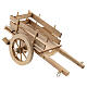 Cart pale wood for Nativity Scene with 8-10 cm figurines s3