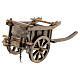 Wood cart for Nativity Scene with 8-10 cm figurines s3