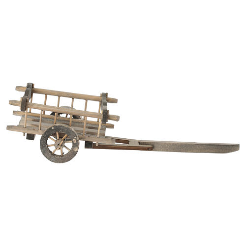 Charrette bois bricolage crèche 8-10 cm 2