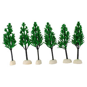 Tree real height 14 cm for Nativity Scene with 6-8 cm figurines