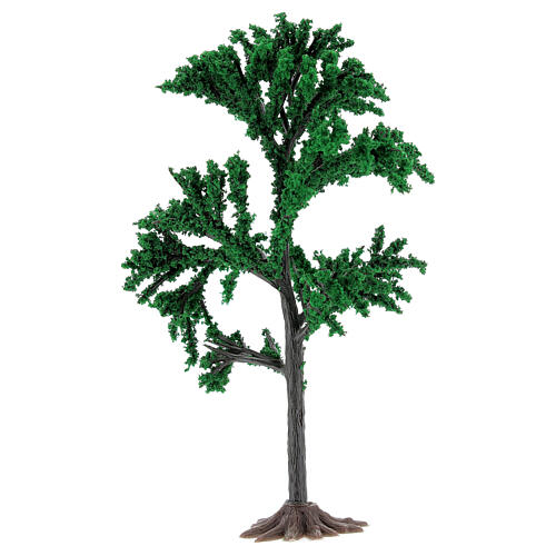 Drzewo listowie zielone, szopka 4-8 cm 2