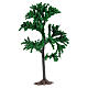 Drzewo listowie zielone, szopka 4-8 cm s1