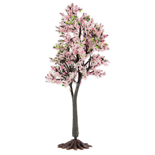 Kirschbaum mit Blüten, Krippenzubehör, für 6-10 cm Krippe, 15 cm 1