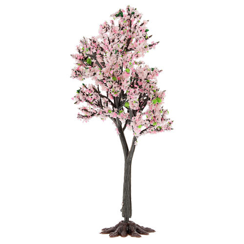 Kirschbaum mit Blüten, Krippenzubehör, für 6-10 cm Krippe, 15 cm 2