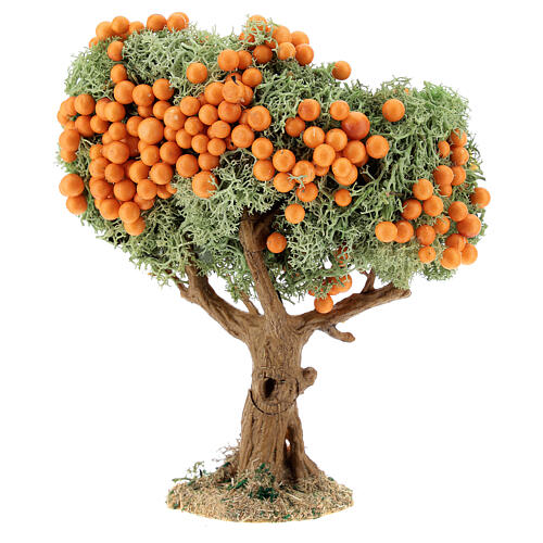 Fruit tree, miniature for Nativity Scene, h 16 cm, for characters of 8-12 cm 2