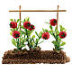 Horta com tomates miniatura resina 7x10x2 cm para presépio com figuras altura média 12-14 cm s1
