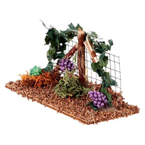 Vine with grapes for Nativity Scene with 6-8 cm figurines 2