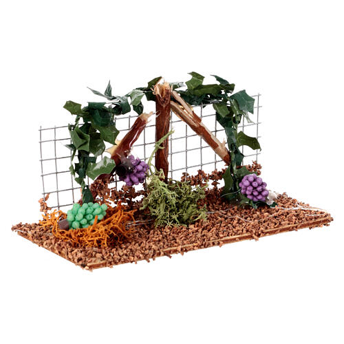 Vine with grapes for Nativity Scene with 6-8 cm figurines 3