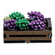 Caixa de uvas em miniatura para presépio com figuras altura média 12-14 cm s3