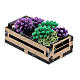 Wood box with grapes for Nativity Scene with 12-14 cm figurines s2