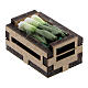 Wood box with resin onions for Nativity Scene with 10-12 cm figurines s2