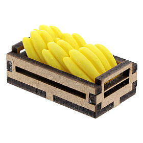 Bananas in box Nativity scene 12-14 cm