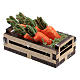 Wood box with carrots for Nativity Scene with 12-14 cm figurines s2