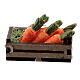 Wood box with carrots for Nativity Scene with 12-14 cm figurines s3