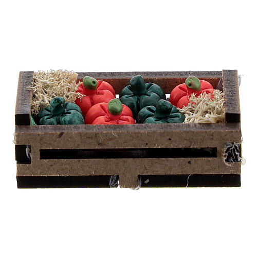 Caixa de pimentas miniatura para presépio com figuras altura média 10-12 cm 3