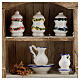 Cupboard with chinaware 15x10x4 cm for Nativity Scene with 12-14 cm figurines s2