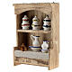 Cupboard with chinaware 15x10x4 cm for Nativity Scene with 12-14 cm figurines s3
