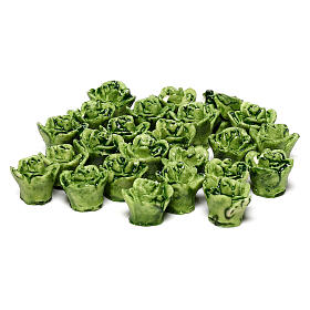Salad heads set of 24 for DIY Nativity Scene with 12 cm figurines