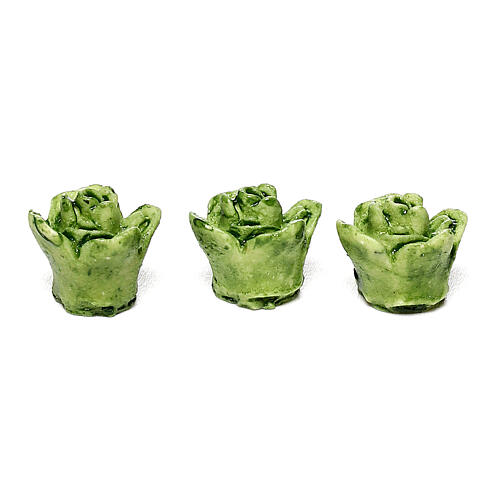 Salad heads set of 24 for DIY Nativity Scene with 12 cm figurines 2