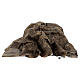 Mouldable brown earth paper for Nativity Scene 35x35 cm s3