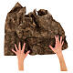 Papel rocha castanho para presépio 35x35 cm s2