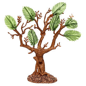 Tree with leaves DIY Nativity scene for statues 8-10 cm