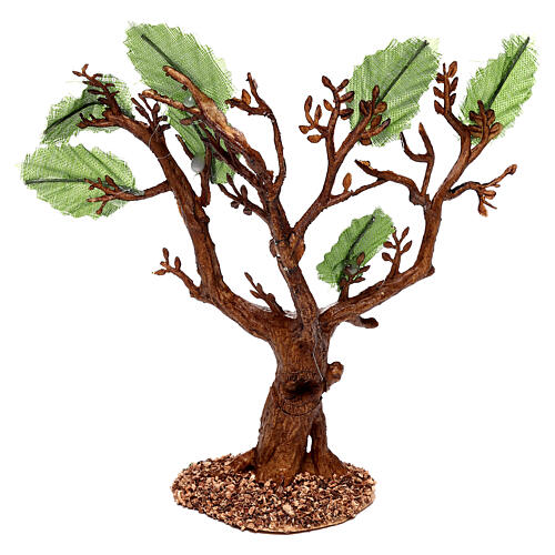 Tree with leaves DIY Nativity scene for statues 8-10 cm 3