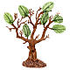 Mini tree with leaves nativity 8-10 cm s1