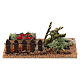 Vegetable garden with mouse DIY Nativity scene for statues 12-14 cm 5x10 cm s5