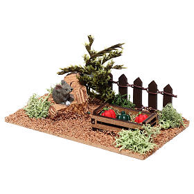 Miniature food: Miniature garden with mouse nativity 10-12 cm resin 5x10 cm Miniature food: Miniature garden with mouse nativity 10-12 cm resin 5x10 cm