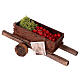 Vegetable cart figurine 5x15x5 cm for nativity 8-10 cm s3