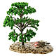 Árvore com luz efeito chama miniatura para presépio Moranduzzo com figuras altura média 10-12 cm s1